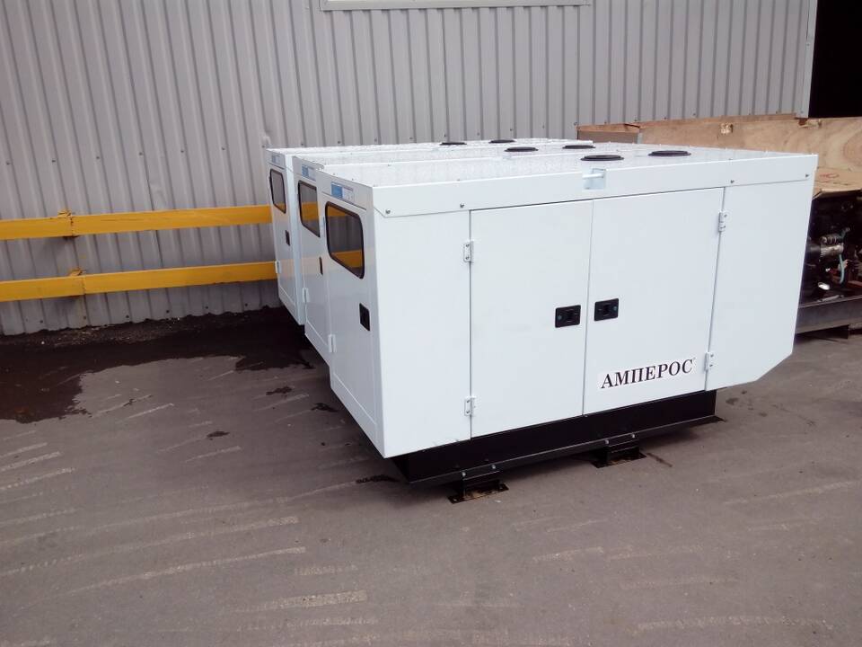 Дизельный генератор АМПЕРОС АД 10-Т400 B в кожухе