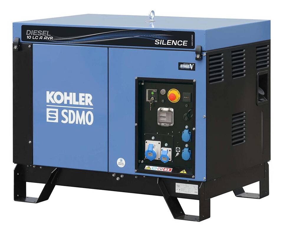 Дизельный генератор KOHLER-SDMO DIESEL 10 LC A SILENCE AVR