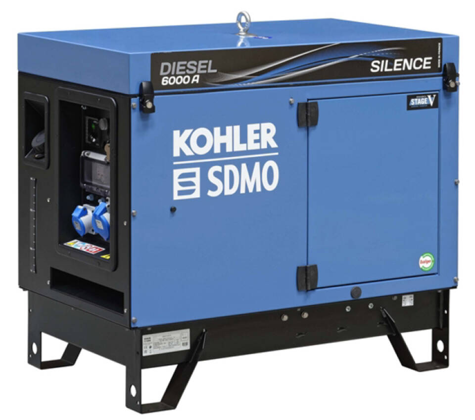 Дизельный генератор KOHLER-SDMO Diesel 6000 A SILENCE C5